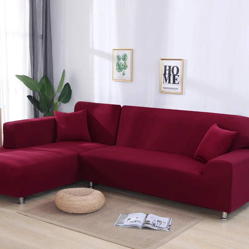 color 4 Color Stretch Sofa Slipcover For L-Shaped And Corner Couches