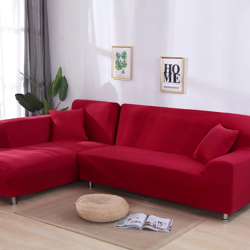 color 3 Color Stretch Sofa Slipcover For L-Shaped And Corner Couches