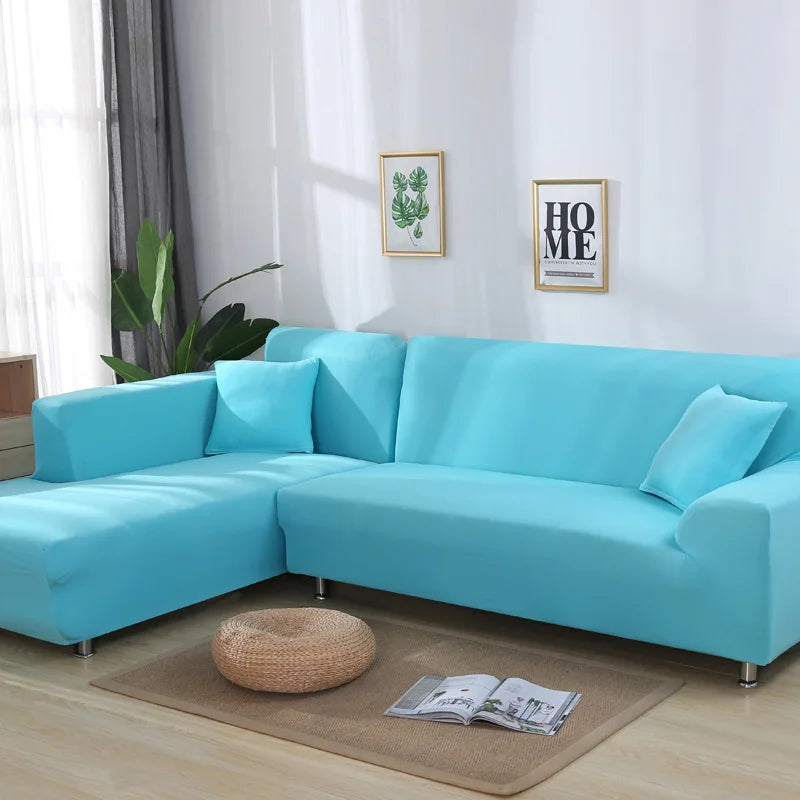 color 24 Color Stretch Sofa Slipcover For L-Shaped And Corner Couches