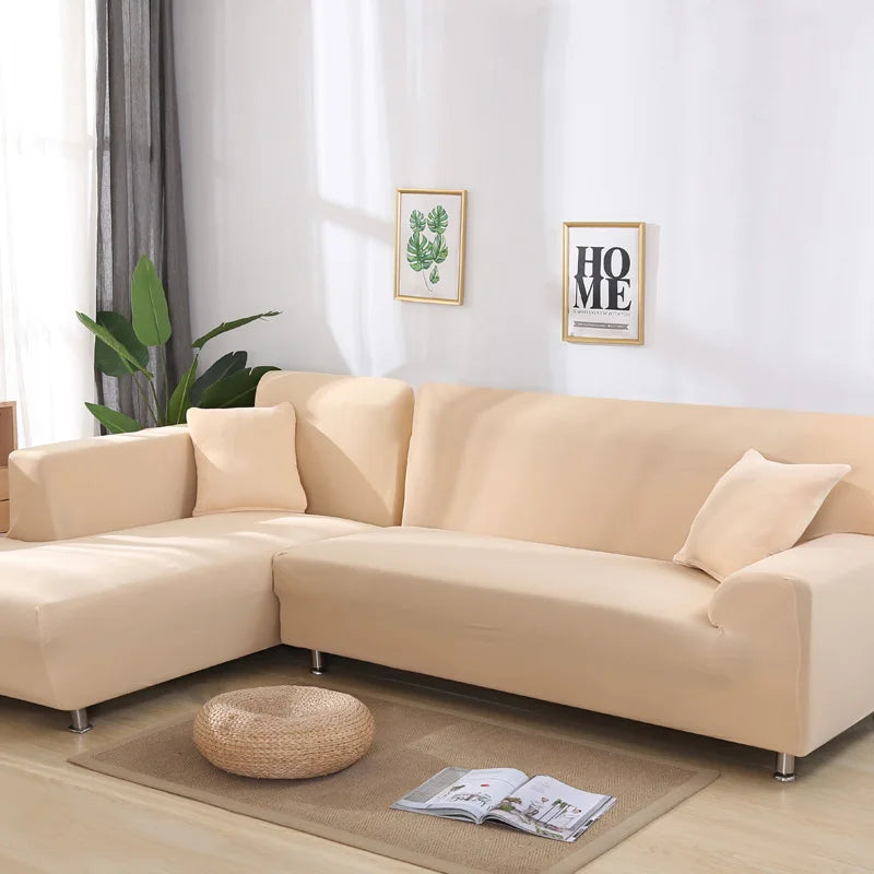 color 9 Color Stretch Sofa Slipcover For L-Shaped And Corner Couches